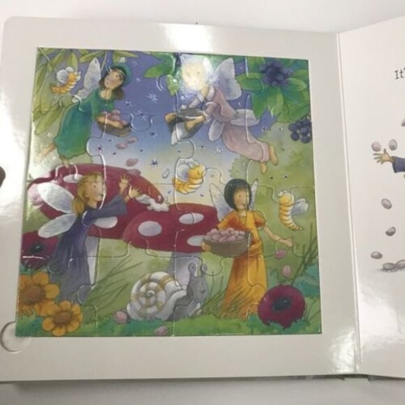 The Midnight Fairies A Sparkling Jigsaw Board Book 2007 Illus. by Alison Atkins - Picture 6 of 7